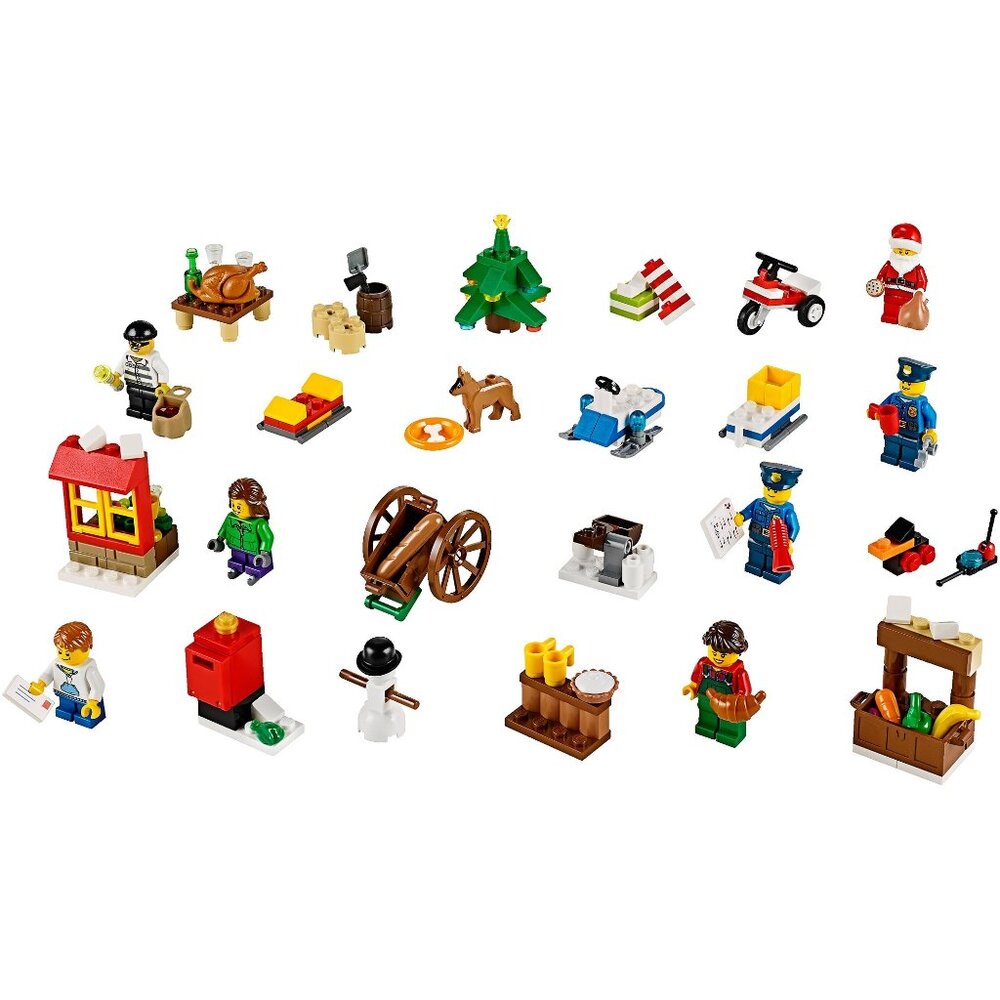 LEGO City Advent Calendar 60063 2015 Edition Minifigures Small Building Toys - Picture 1 of 1